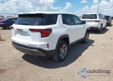 2026 GMC Terrain Fwd Elevation from USA, damaged, VIN 3GKALMEG9TL215607